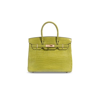 HERMÈS MASTER BIRKIN 30 CROCODILE LEATHER GOLD HARDWARE 3500341 (30*23*15cm)